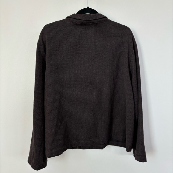 CP Shades Sausalito Vintage Wool Blend Button Down Shacket Top Size L - Picture 6 of 8